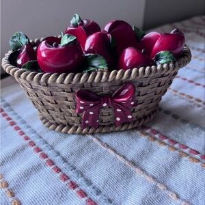 Apple Basket Candle Holder